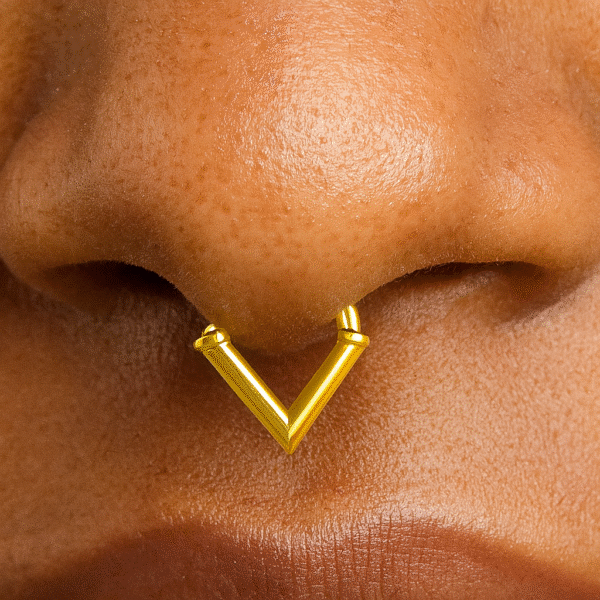 V shape Nose Ring