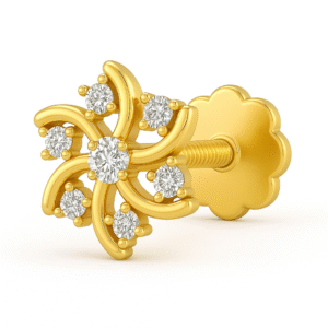 7-Diamond NosePin | 18k | Vvs