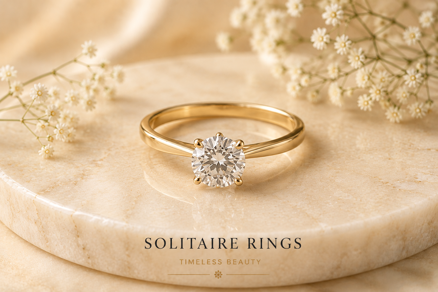 Solitaire diamond rings by Tibras Jewels